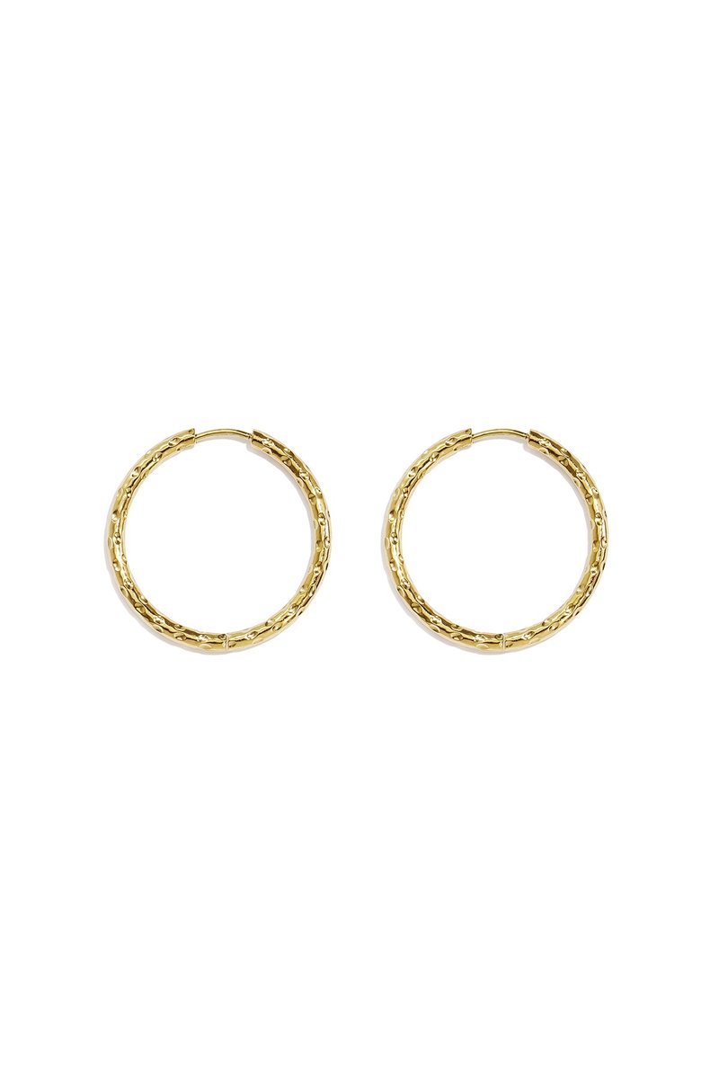 Kyra - Oorringen - Stainless Steel - - Goud