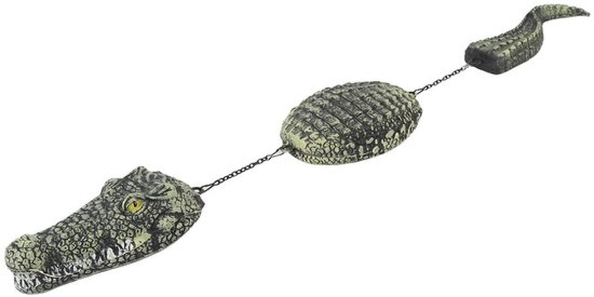 Nep Krokodil Lifelike - Drijvende Lokvogel - Plastic Alligator - Tuinvijver Aas - Slijtvast Materiaal - Realistische Ogen/Tanden