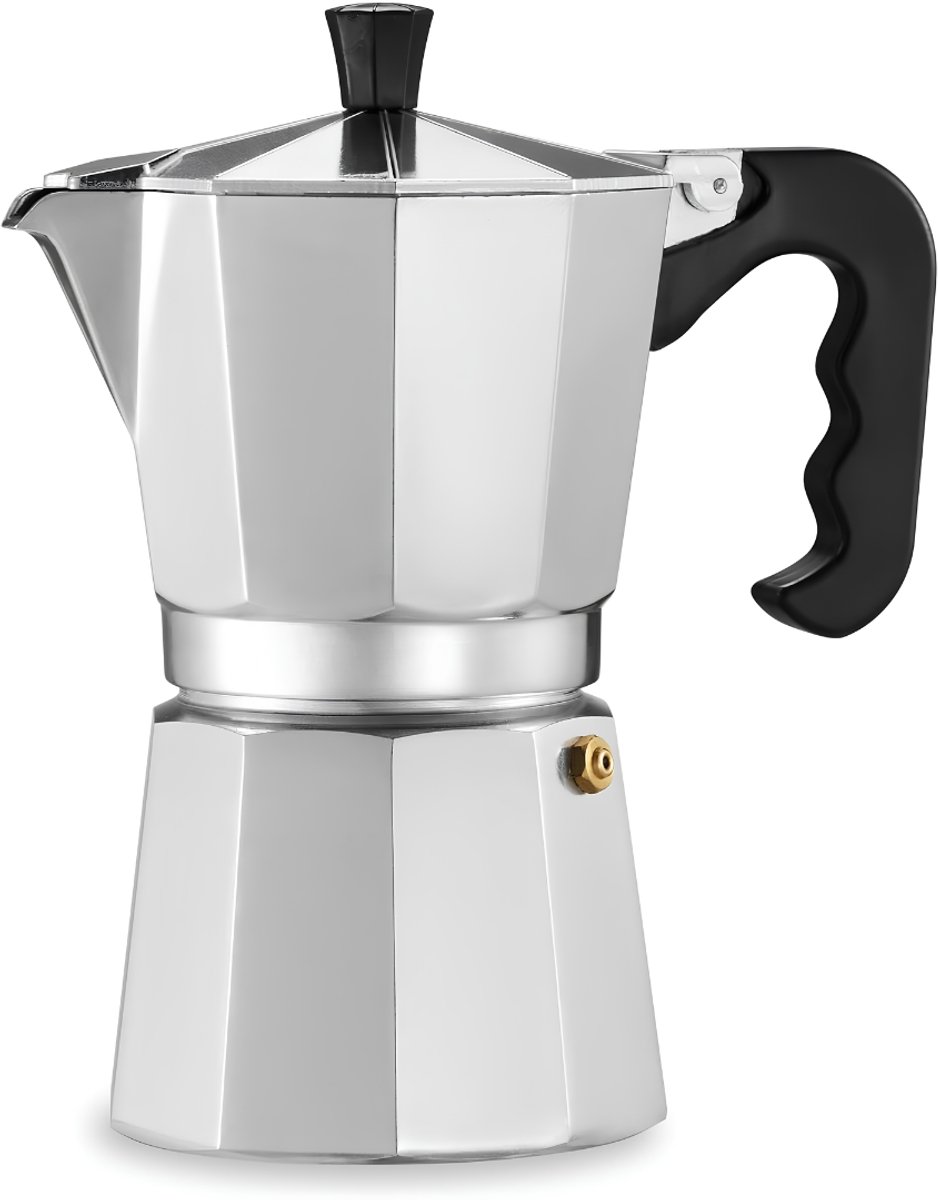 Lìon® Percolator - Geschikt voor Inductie - Bialetti - Zilver - 12cm x 18cm x 22cm