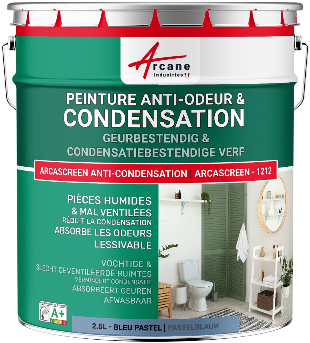 Anti-condensatieverf, anti-geurverf voor vochtige ruimtes: ARCASCREEN ANTI-CONDENSATION