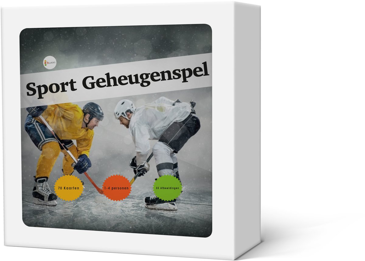 Geheugenspel Sport - Kaartspel 70 kaarten - gedrukt op karton