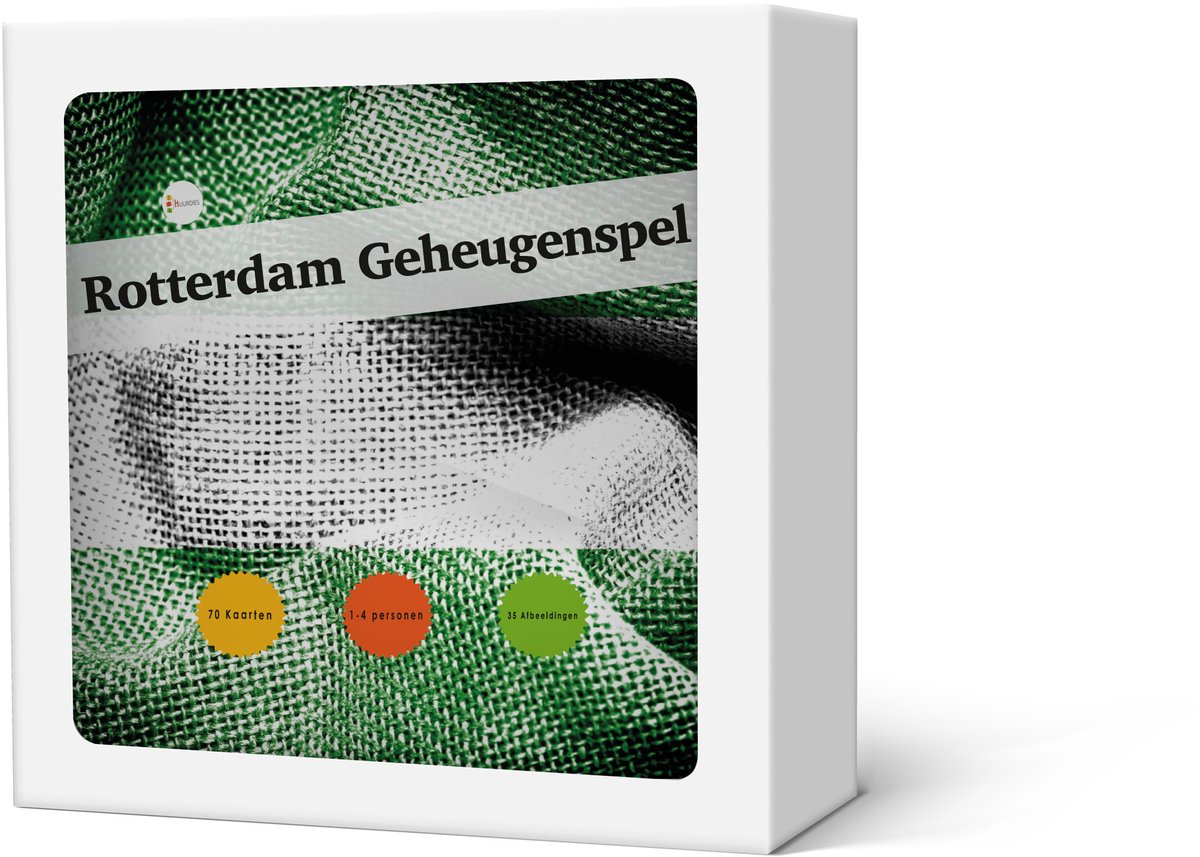 Geheugenspel Rotterdam - Kaartspel 70 kaarten - gedrukt op karton