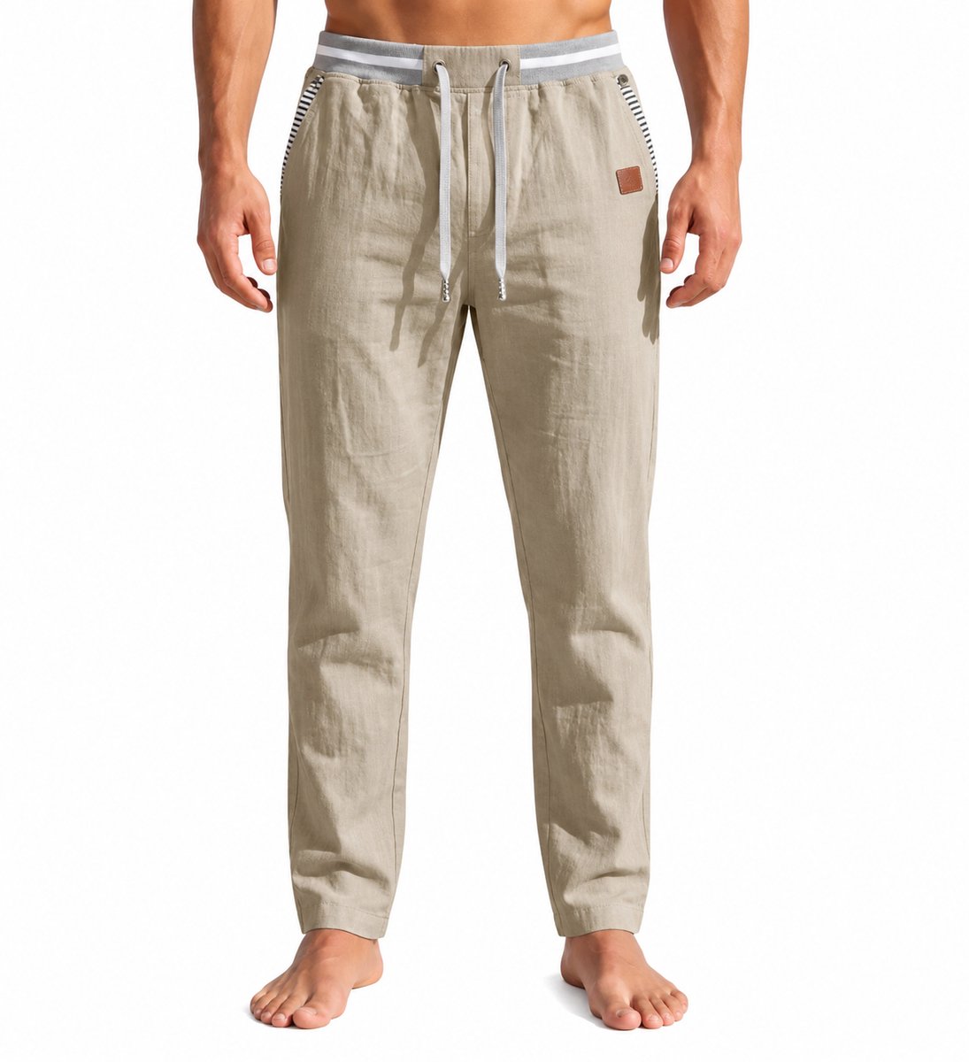 Zomer Broek - Linnen Look - Lounge - Heren - Loose Fit