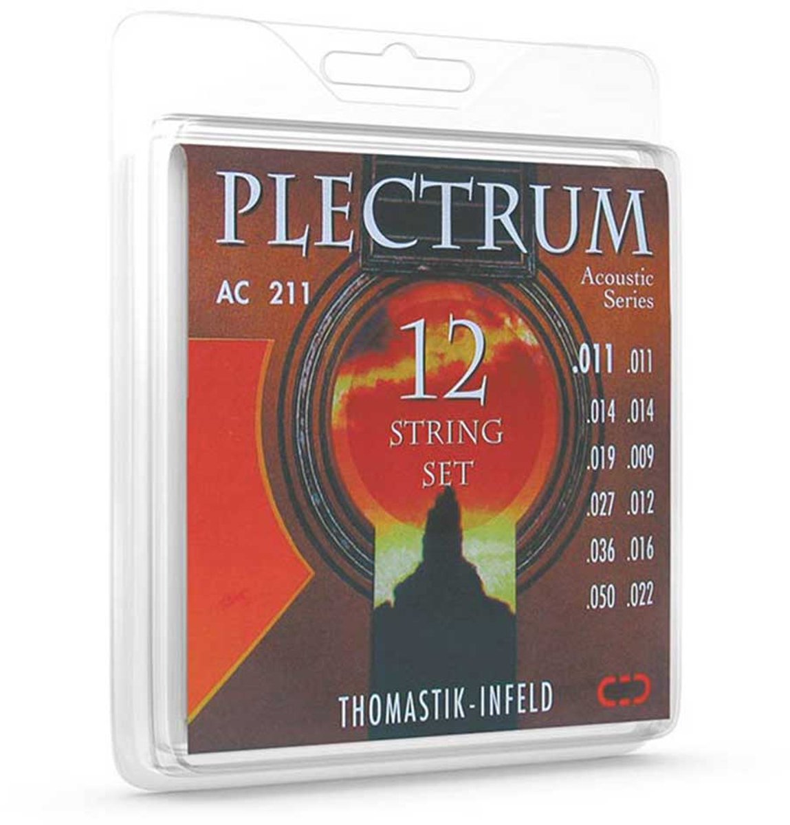 Thomastik AC211 Plectrum Bronze Hybrid Wound Akoestische Snaren 12-Snarig (11-50)