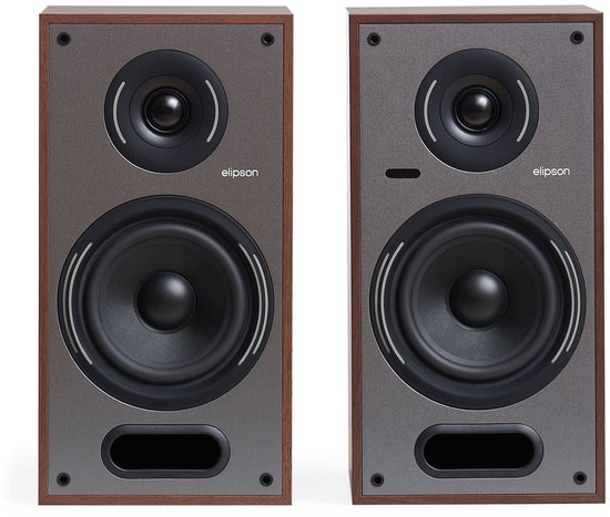 Elipson Horus 6B BT Phono - Active Boekenplank Luidsprekers - Walnoot — afbeelding 3