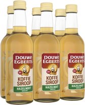 Douwe Egberts - Hazelnoot Koffiesiroop - 6x 250ml