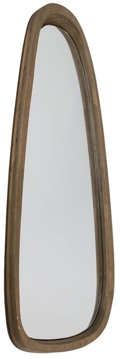 Wandspiegel Asymmetrisch - Spiegel Hout Organisch - Spiegel Rond - Gang Hal Spiegels - 84 x 3.5 x 29 cm