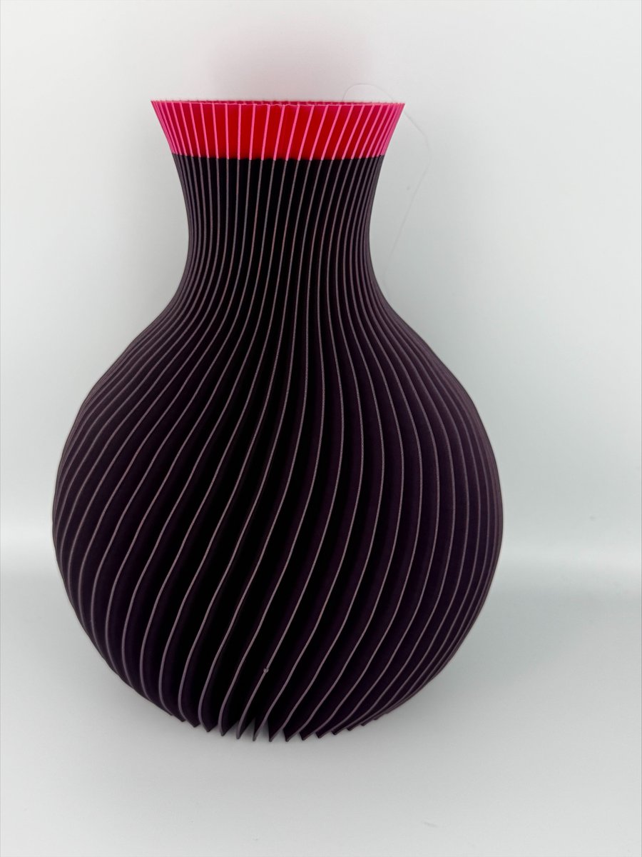 Vaas - Waved - Paars/Roze