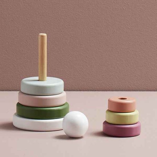 Kids Concept Stapeltoren Ringen Edvin van Kid’s Concept. — afbeelding 5