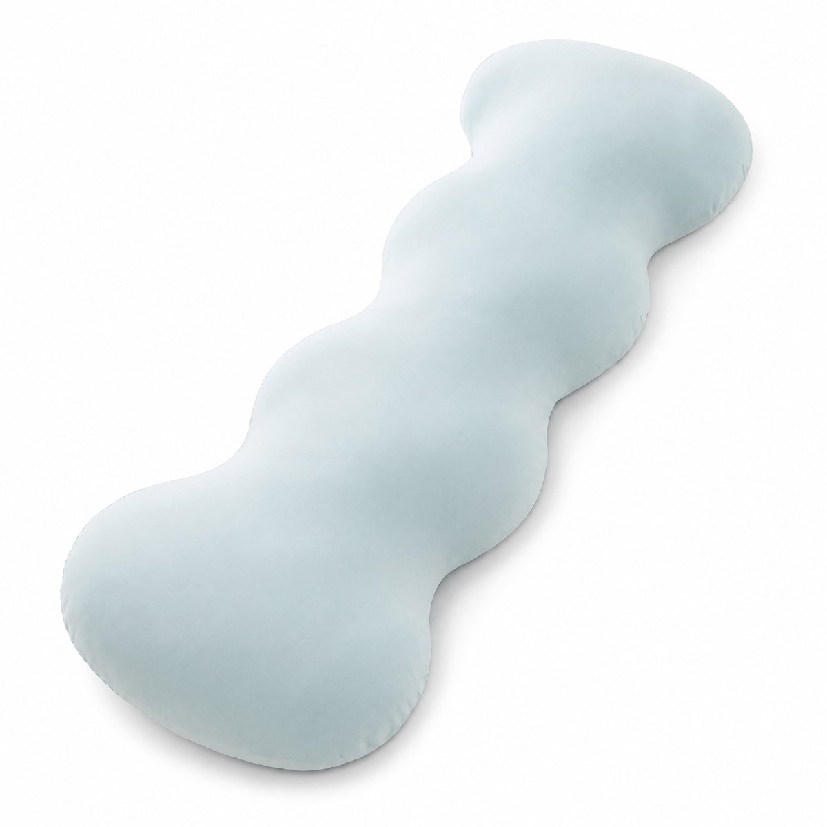 Lang lichaamskussen – Verkoelend kussen voor zijslapers – Slaaprol – Zwangerschapskussen – 100 cm – Koel & comfortabel – Ice Silk-stof – Afneembaar & wasbaar – Blauw