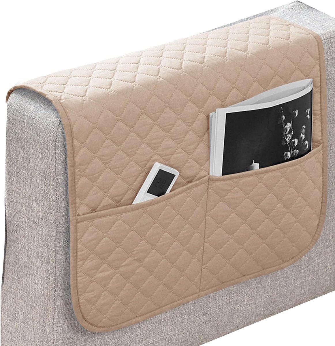 Antislip Afstandsbediening Houder - Multifunctionele Opbergzak Met Meerdere Vakken Voor Bank Of Fauteuil - Comfortabele Zijzakken Met Waterdichte Afwerking