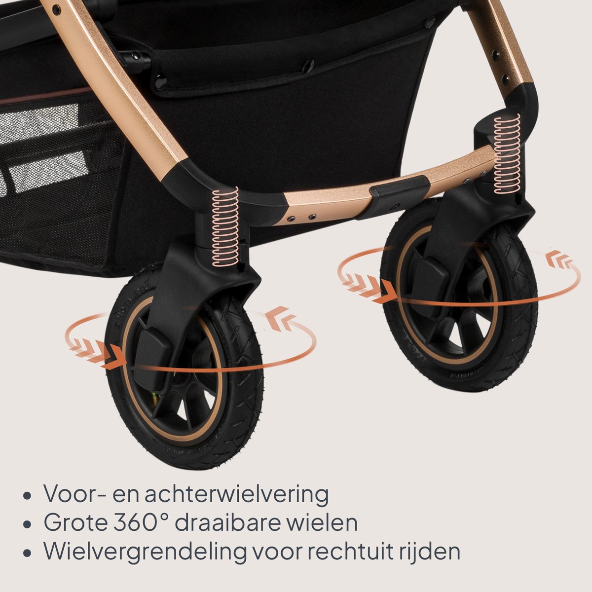 BrandLine Group Sp. z o.o. Lionelo Amber Kinderwagen 3 in 1 - Complete Set met Reiswieg, Wandelwagen & Astrid i-Size Autostoel ADAC thumbnail 5
