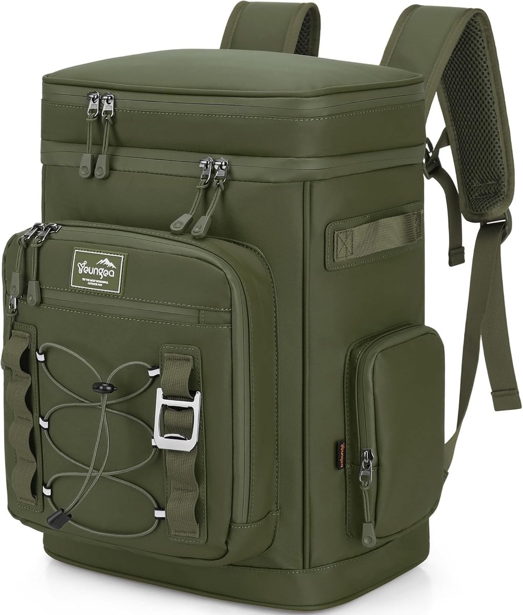 Koelrugtas - Groen - 30L - Waterdichte Thermische Rugzak - Voor Outdoor, Picknick en Camping