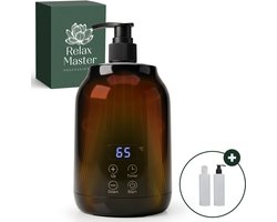 Relax Master Massage Olie Verwarmer - 2 GRATIS dispensers - Spa & Wellness - Elektrische flessenwarmer - Massagesalon - Guasha - Professionele Kwaliteit - Massage olie