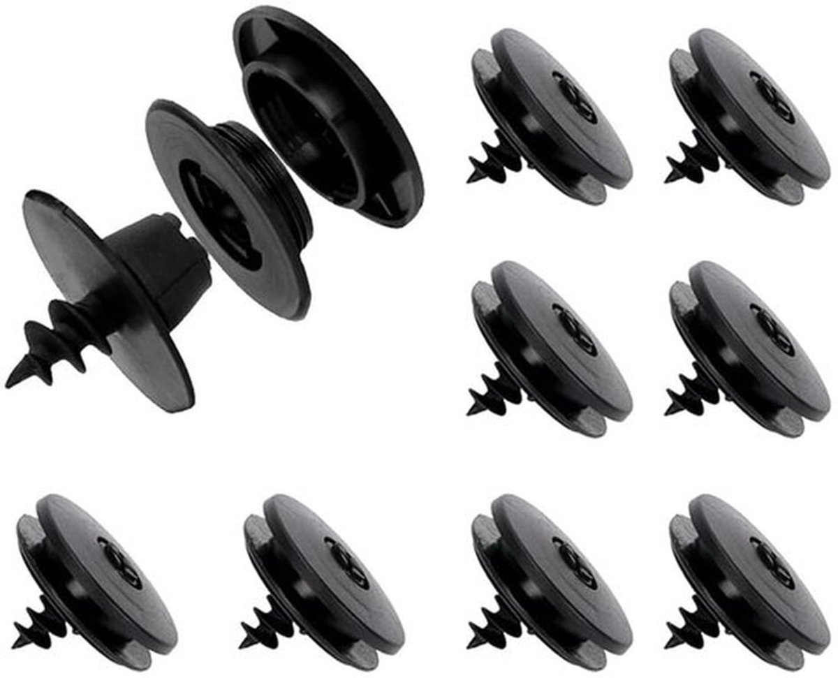 Vloermatten Universele Bevestiging - 8 Stuks - Anti-slip Technologie - Duurzame Clips - Eenvoudige Montage - Nauwkeurige Maat 35,8 mm - Autovloermatten