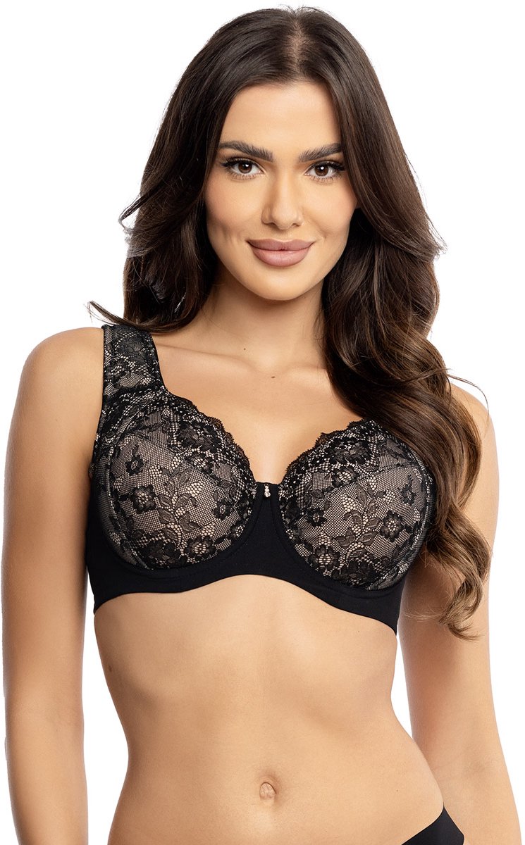 ORHIDEJA - softcup beugel BH - zwart - maat 85G
