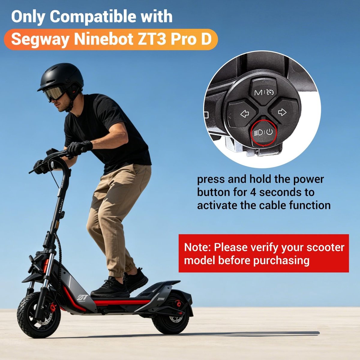 Solidchoice - Strip Kabel voor Segway Ninebot ZT3 Pro