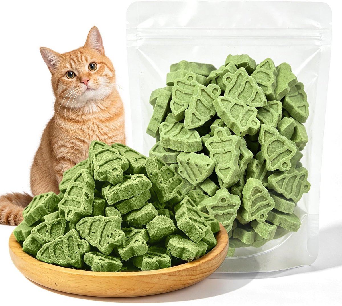Solidchoice - 250g Kattengras Sticks voor Gezonde Tanden en Haarbalverwijdering