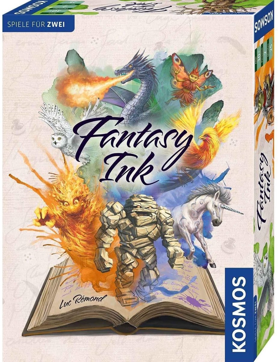 Solidchoice - Fantasy Ink Bordspel voor 2 Spelers vanaf 10 Jaar