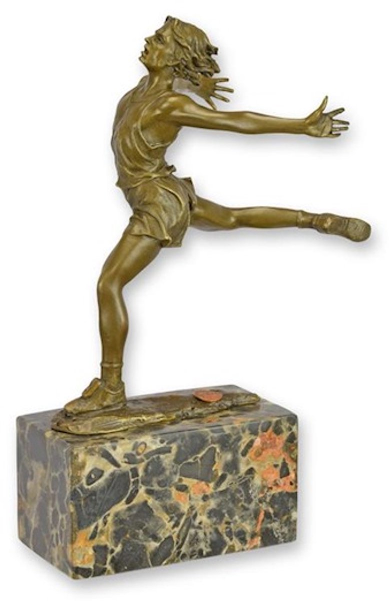 Bronzen beeld - "The finish" - sculptuur - 27,6 cm hoog