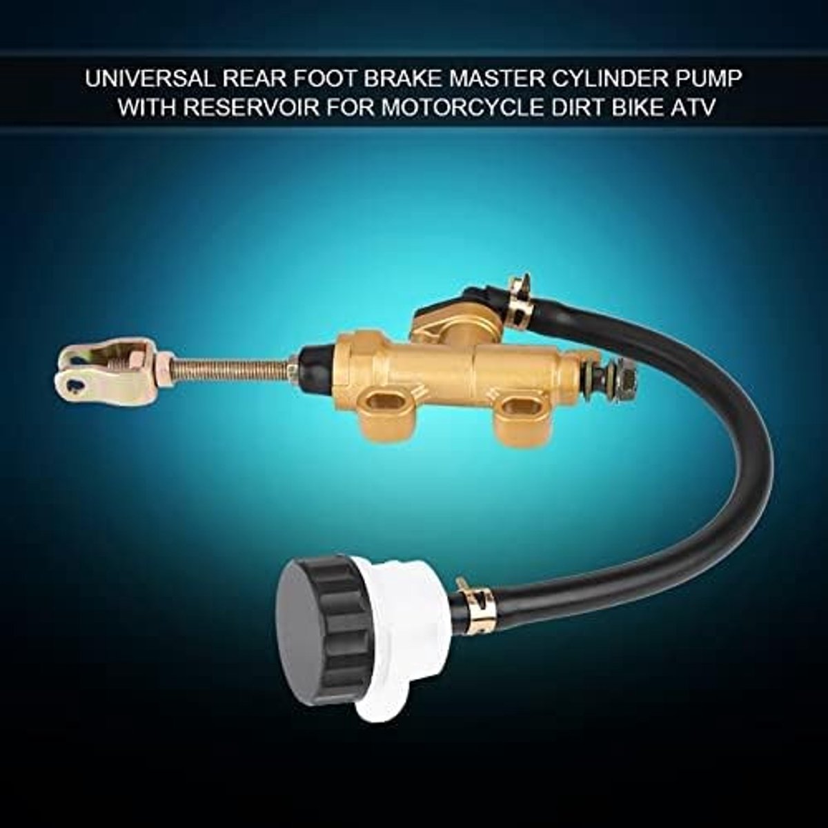 Achterrempomp voor Motorfiets en Fiets - Universele Hydraulische Remcilinder met Tank voor ATV en Dirtbike
