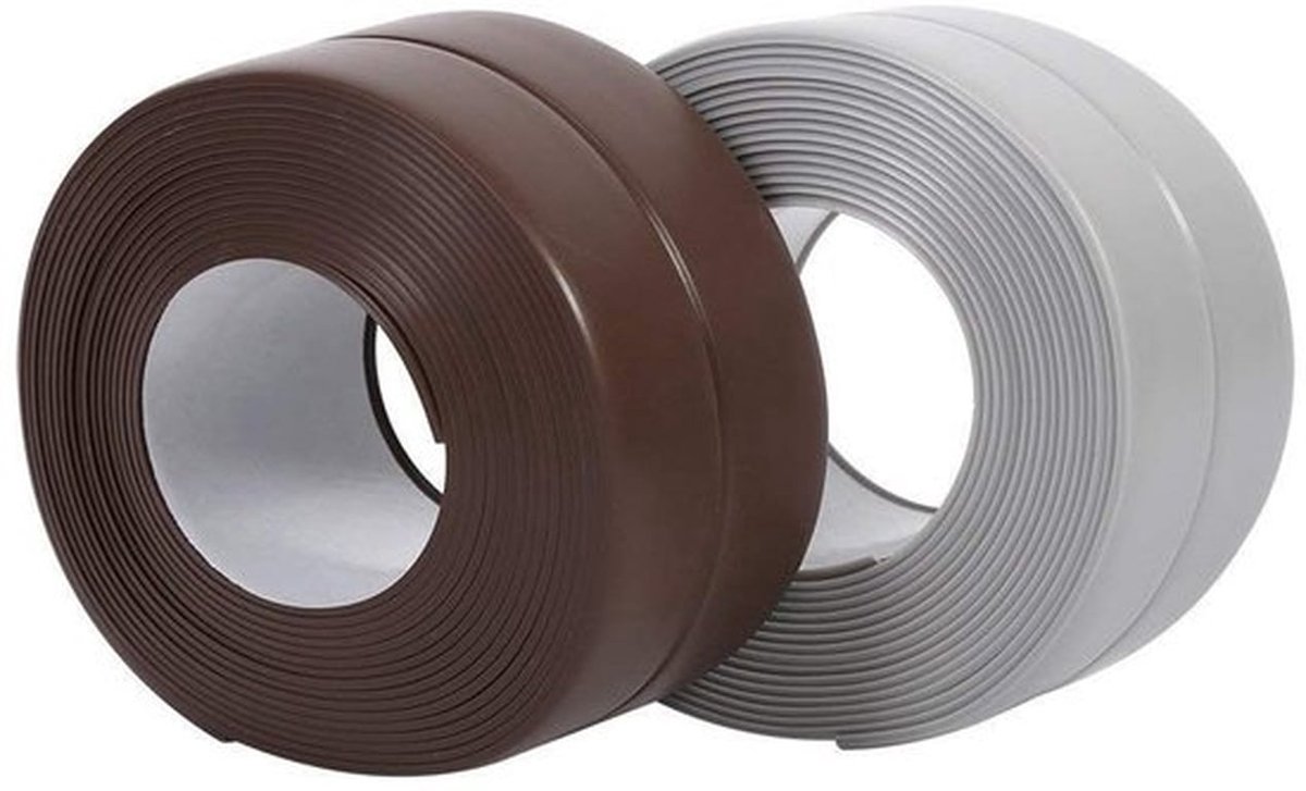 Wandafdichtband 3,2 m - Zelfklevend - Schimmelbestendig - Waterdicht - Flexibel PVC - Voor keuken/badkamer - Afdichtstrip