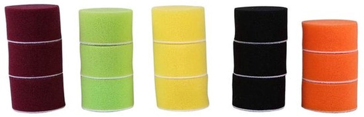 Polierschijf 50mm - Polijstpads 16 Stuks - Kleefschijf - Polijstpad Set - Voor Air Sander - M6X1 Draad