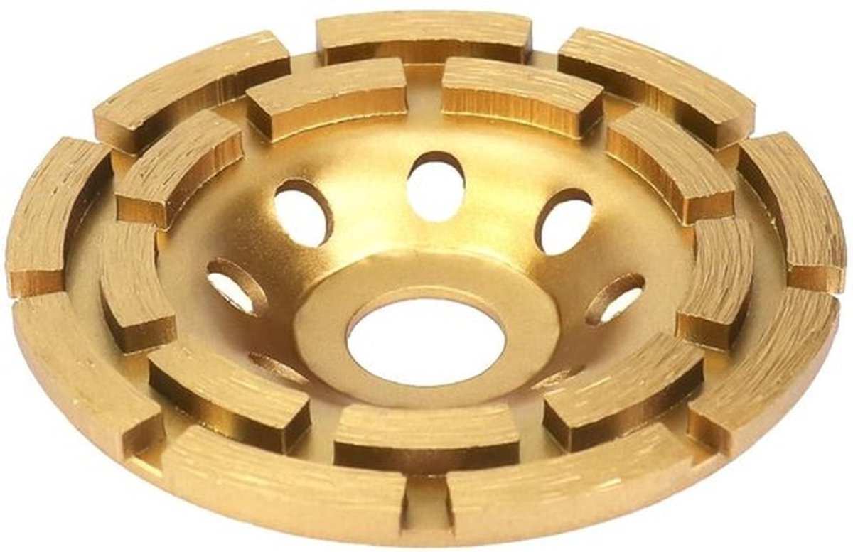 Diamantkomschijf - Beton - 115 mm x 22.2 mm - Graniet - Gedetailleerde snedes - Hars - Geschikt voor Tegellijm - Natuursteen - Ø diamantkomschijf 115 mm x 22.2 mm voor beton, gips, graniet, hars, tegellijm, natuursteen enz.