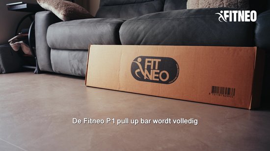 Fitneo® P1 Pull Up Bar Deur – Zonder Boren – Geschikt voor Deurpost 55–92 cm Breed & 14–23 cm Dik – Tot 150 kg – Optrekstang – Dip Bars – Krachttraining Thuis – Uitlegvideo