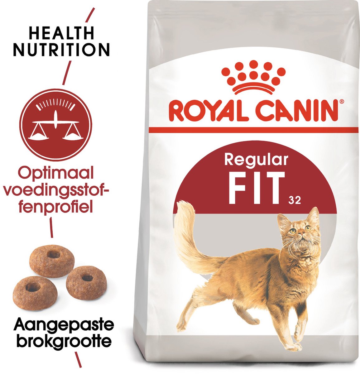 Bol.com Royal Canin Fit 32 - Kattenvoer - 4kg - Hoogwaardige voeding aanbieding