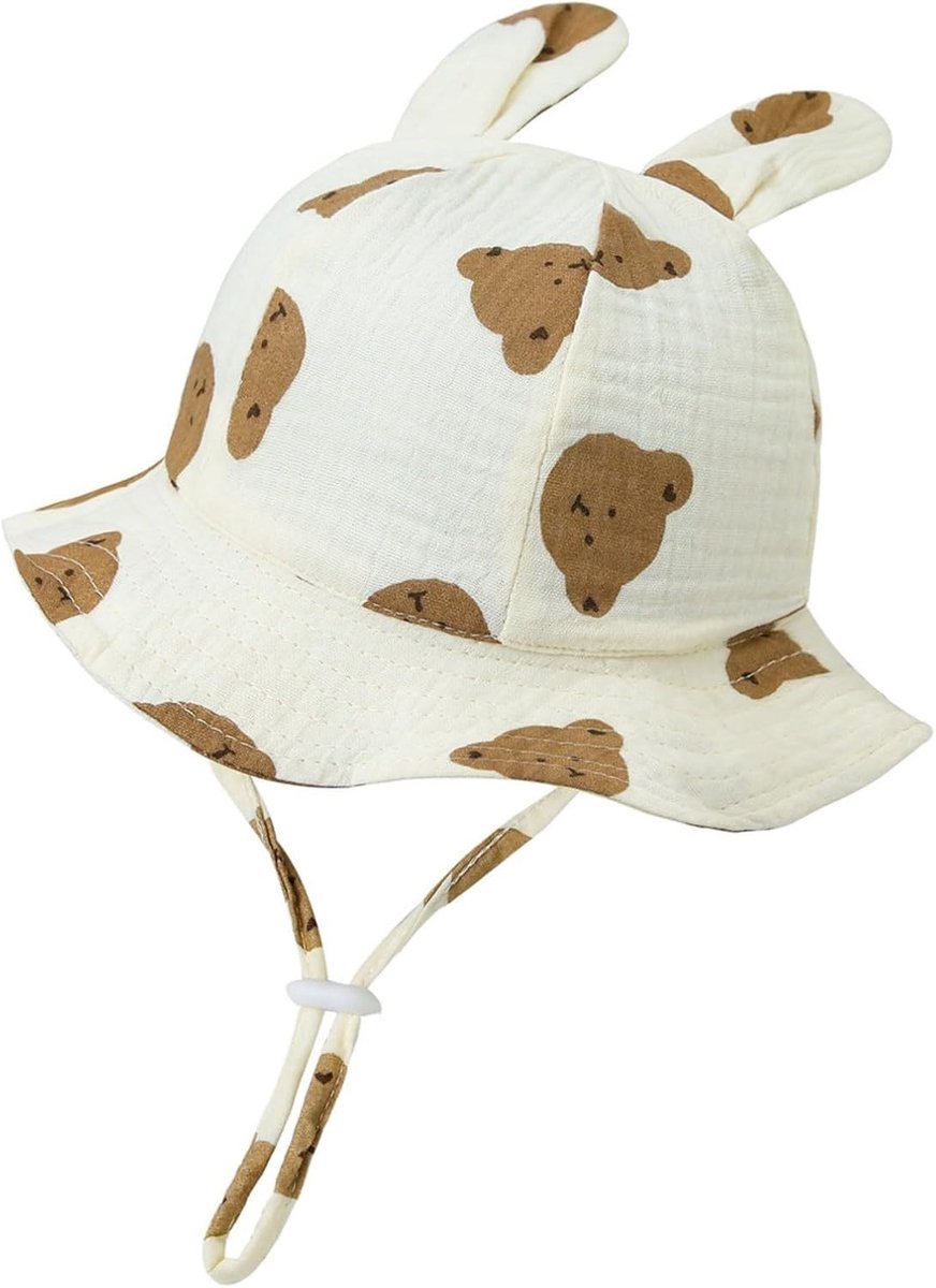 Kinder Zonnehoed - Visserspet Babymuts - Buiten Spelen - Verstelbaar Design - One Size - Blauw