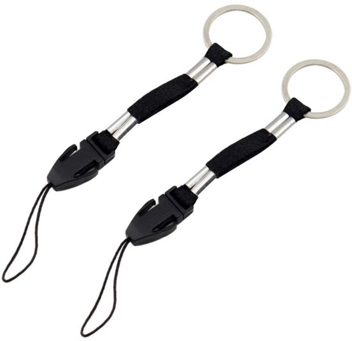Zeynomax - Polslus Lanyard - Verstelbare snelsluitriem - USB-sticks - Zwart