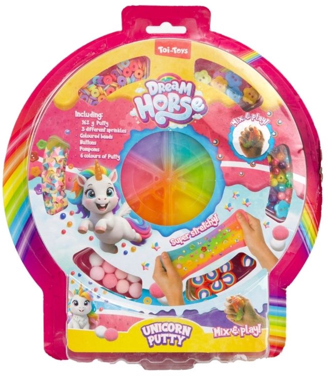 Unicorn slijm set - Dream Horse - Rainbow - Mix & Play - Toi-toys