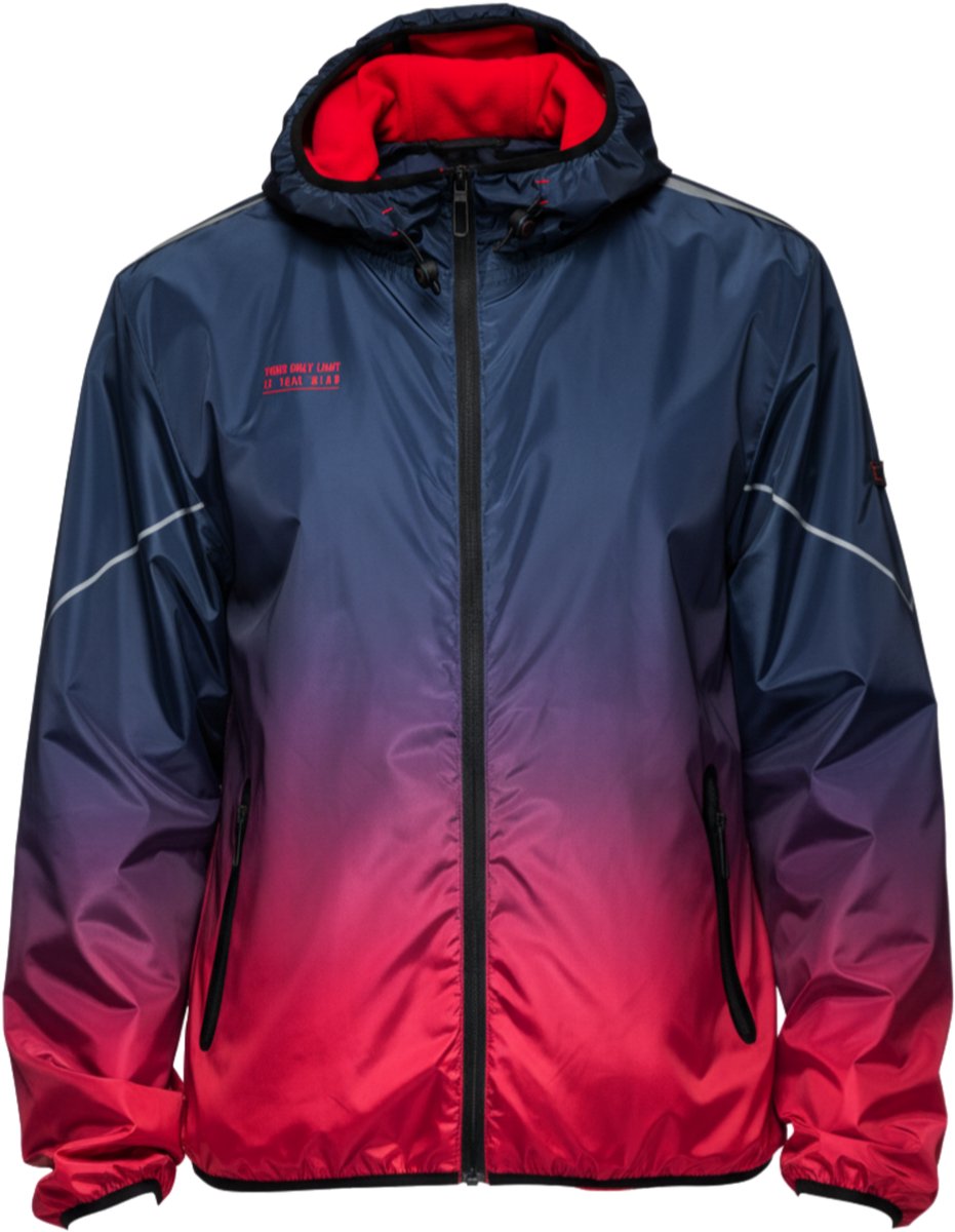 OMBRE Jas - polyester - rits Rood M