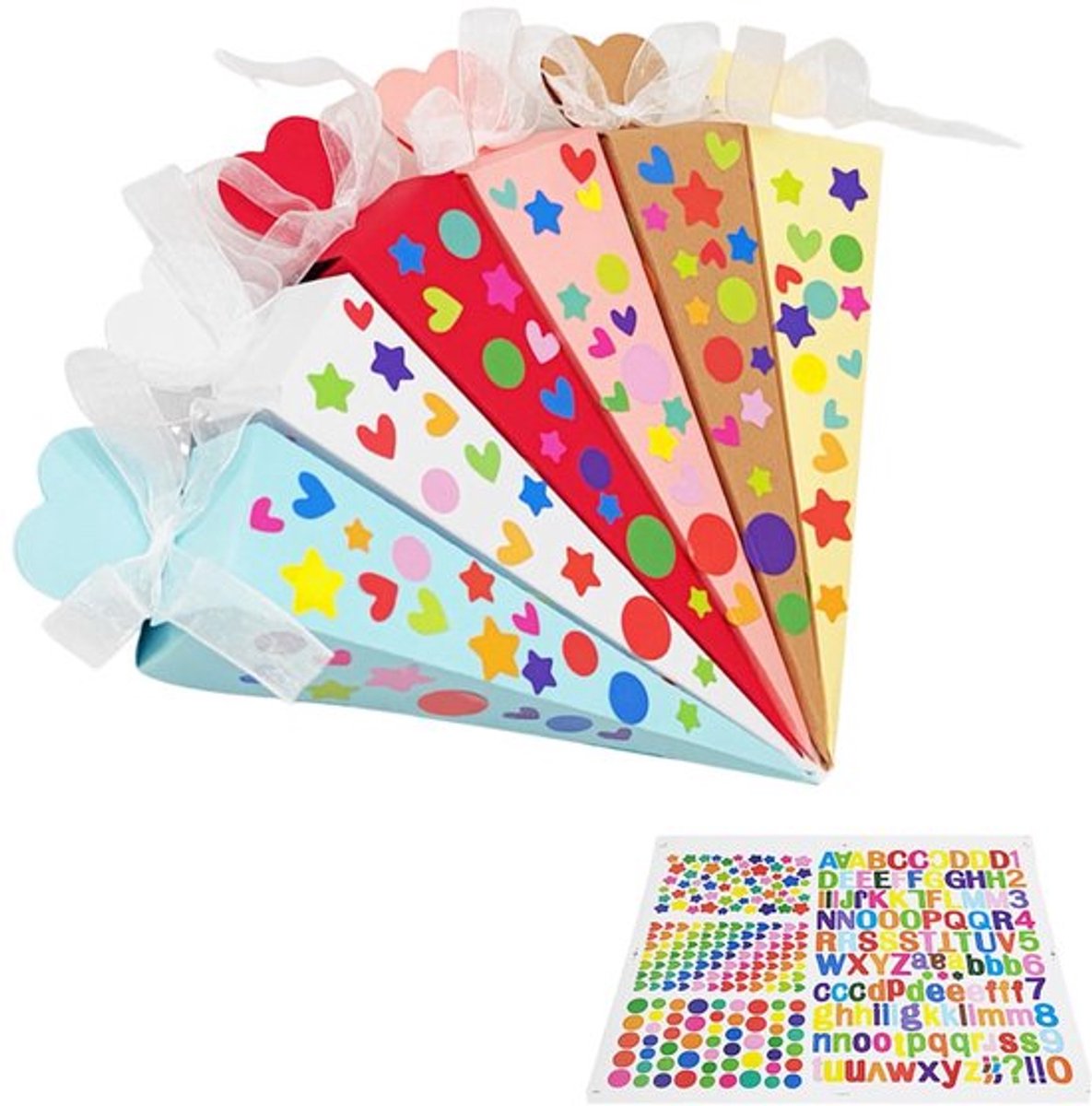 Zeynomax - kleine snoepzakken - gevulde snoepzakjes - decoratieve geschenkzakset