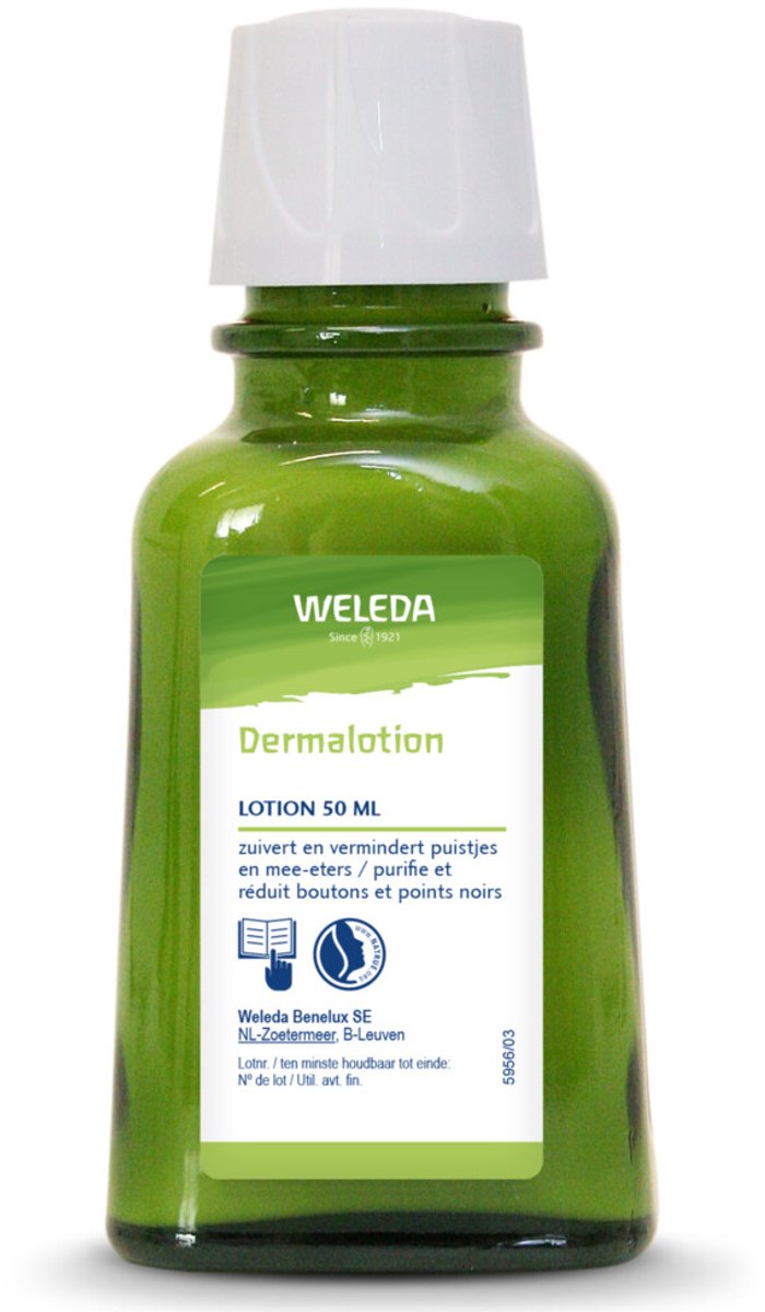 Bol.com WELEDA Dermalotion – Zuivert & Verzacht de Huid - Bij Puistjes & Mee-eters - Droogt de Huid Niet Uit - 100% Natuurlijke ... aanbieding