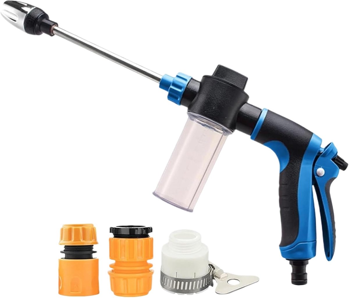 Druksproeier Auto Wassysteem - Hogedruksproeier Voertuig - Buiten Reinigen - Drie Instelbare Modi - 30 x 15 x 4 cm