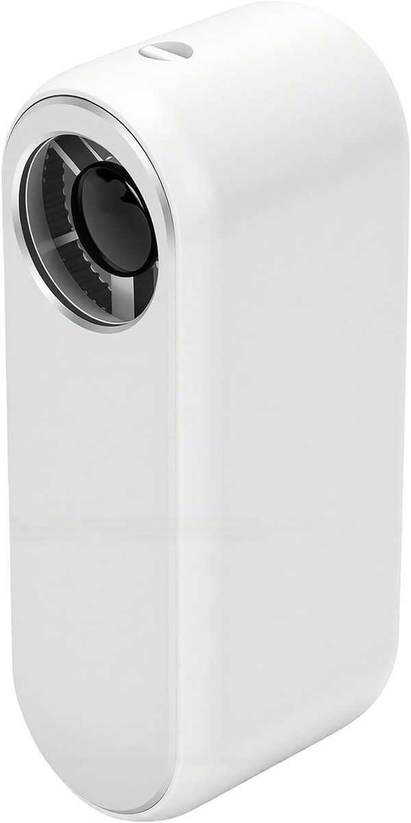 Draagbare Ventilator - Mini Koeler - Persoonlijke Verkoeling - IJskoeling Technologie - 4500 mAh Batterij - Wit