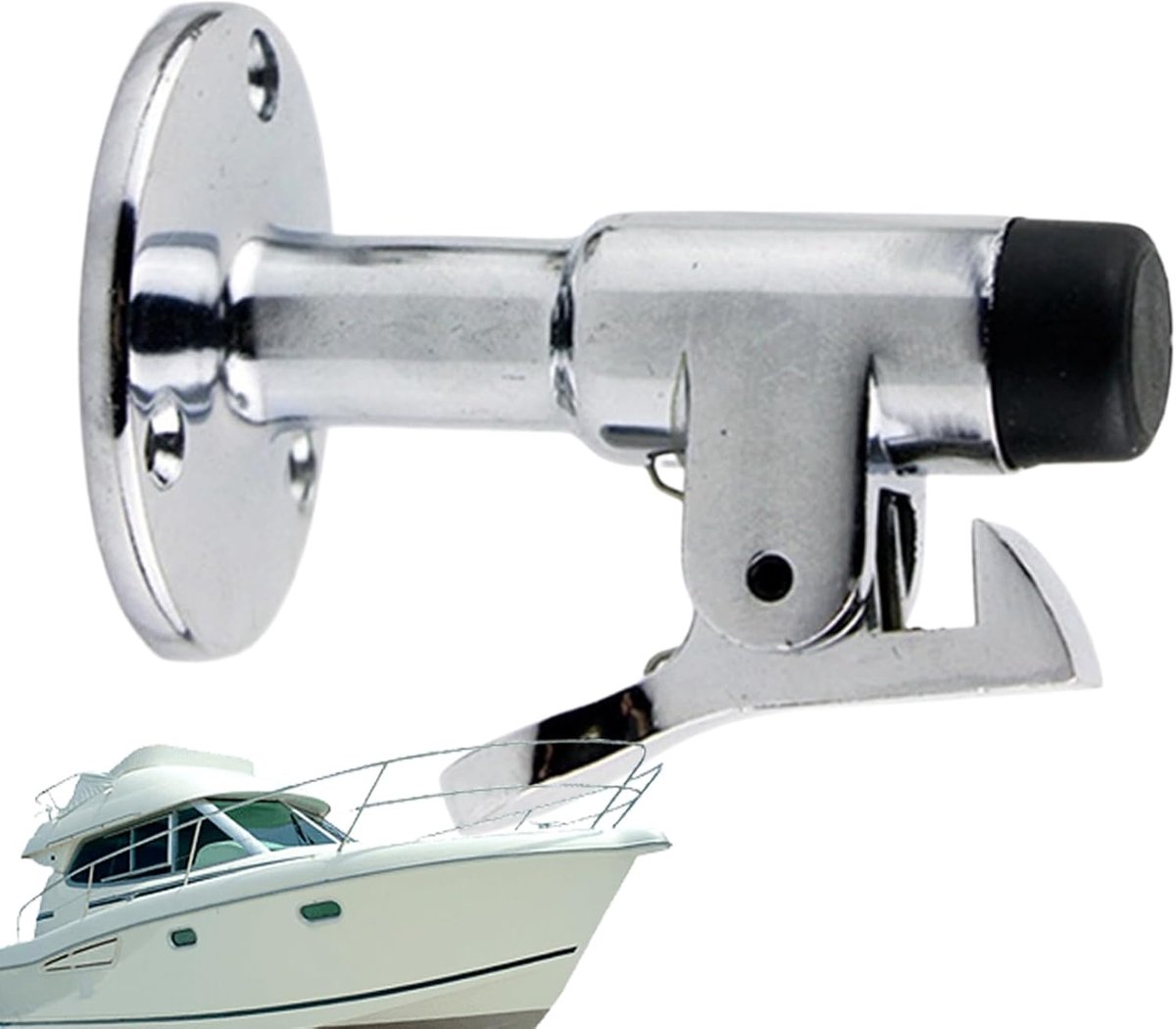 Deurstopper - Winddicht Huis - Deuren Beveiligen - Marinekwaliteit Magnesiumlegering - 69 cm - Zilverkleurig
