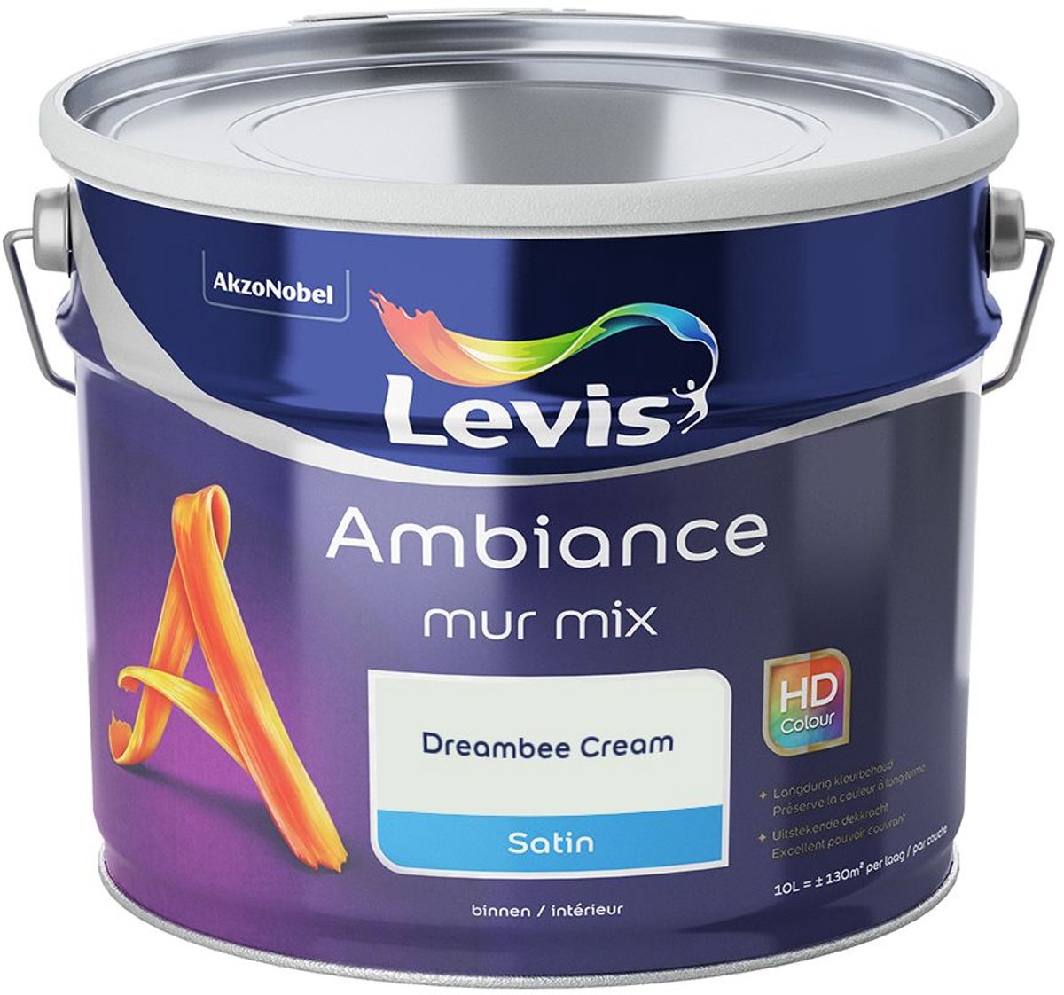Levis - Ambiance Mur Satin Mix - Dreambee Cream - Mengverf - 10 L