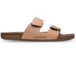Tongs en cuir Quiksilver Rivi Marron EU 47 Homme