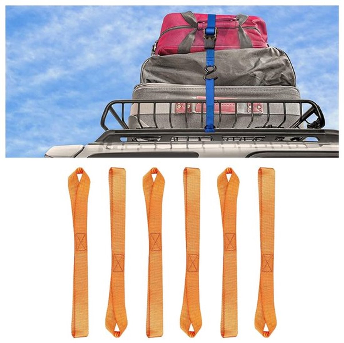 Zachte sjorbanden - Dailygoods, 6 stukken - Breukvast
