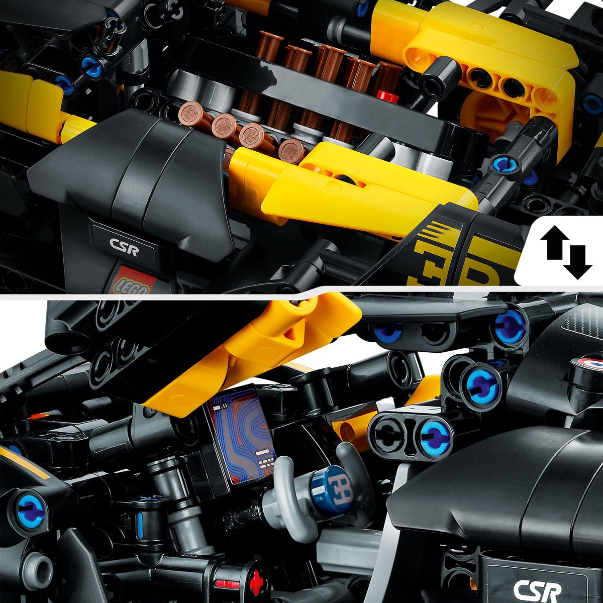 LEGO Technic Bugatti Bolide Sportwagen Modelauto Bouwpakket voor Kinderen - 42151 — afbeelding 7