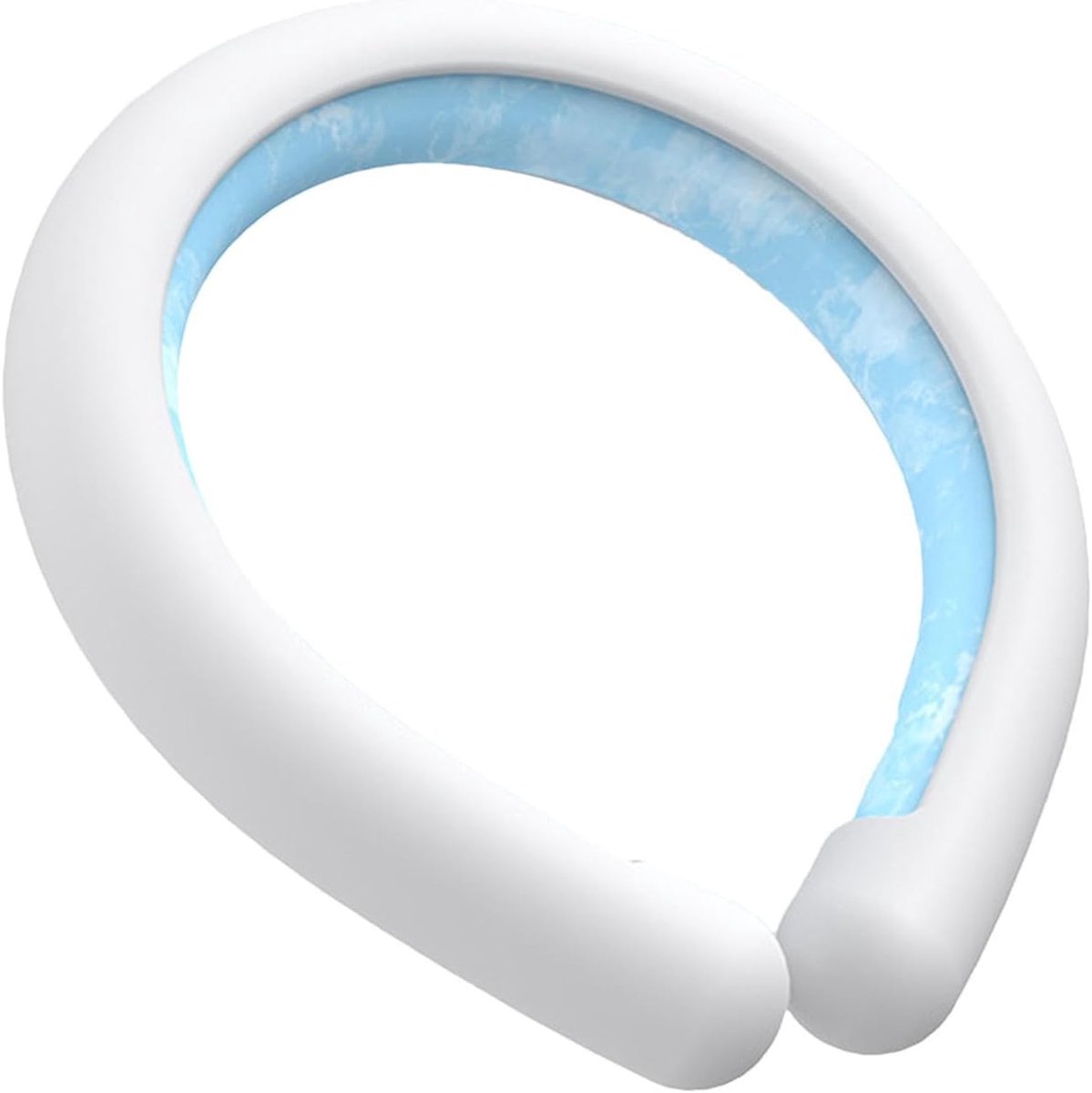 Nek Koeler - Ijsband Kraag - Verkoeling Buiten - Handsfree Draagbaar - 13.9 x 17 cm - Blauw