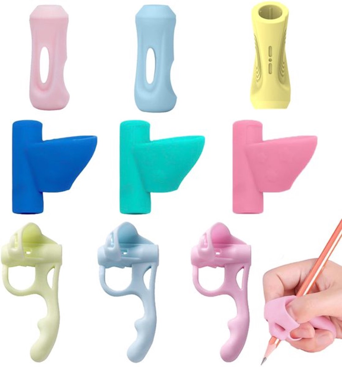 Schrijfhulp voor kinderen - 9 stuks