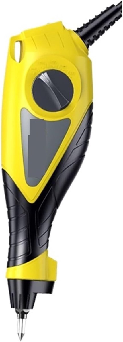 Graveerpen Set - Markeerpen Elektrisch - Materialen Markeren - 9 Vermogensstanden - 300 gram - Geel Zwart