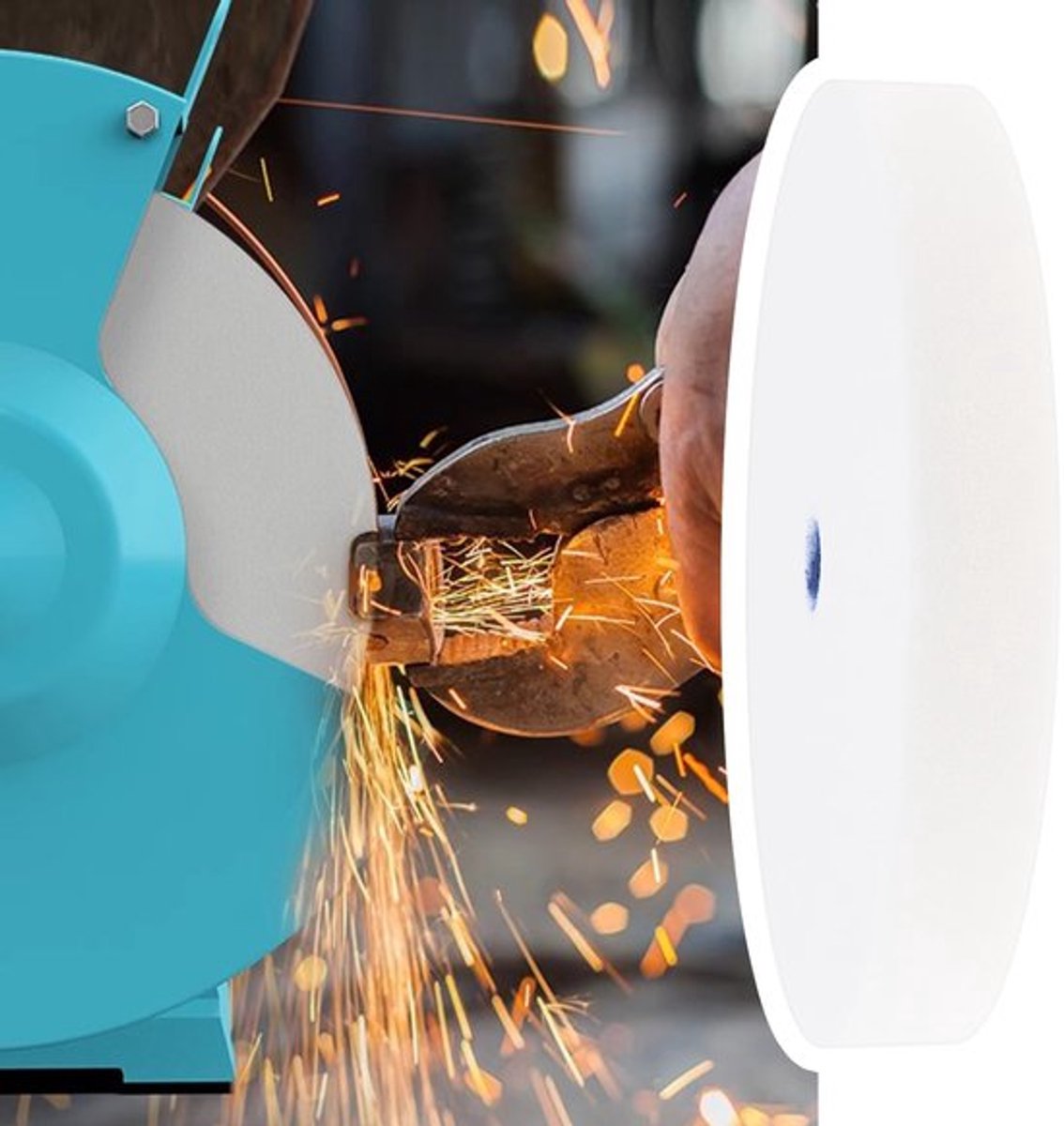 Dailygoods- Slijpwiel 150mm - Slijpsteen voor Messen - Slijpsteen voor