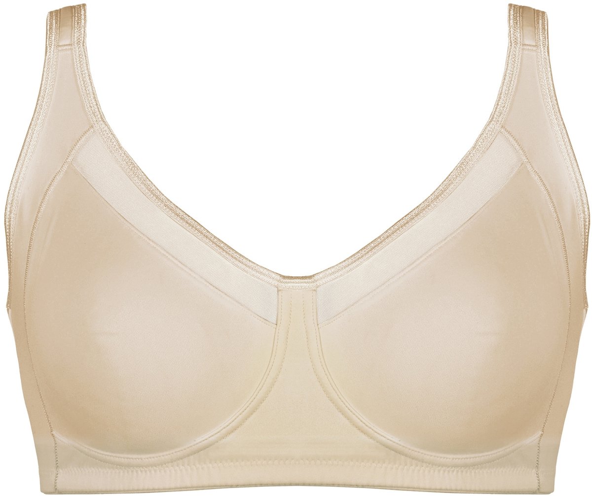 Naturana - Soft bh met meshrand - 5504 - Beige - 100F