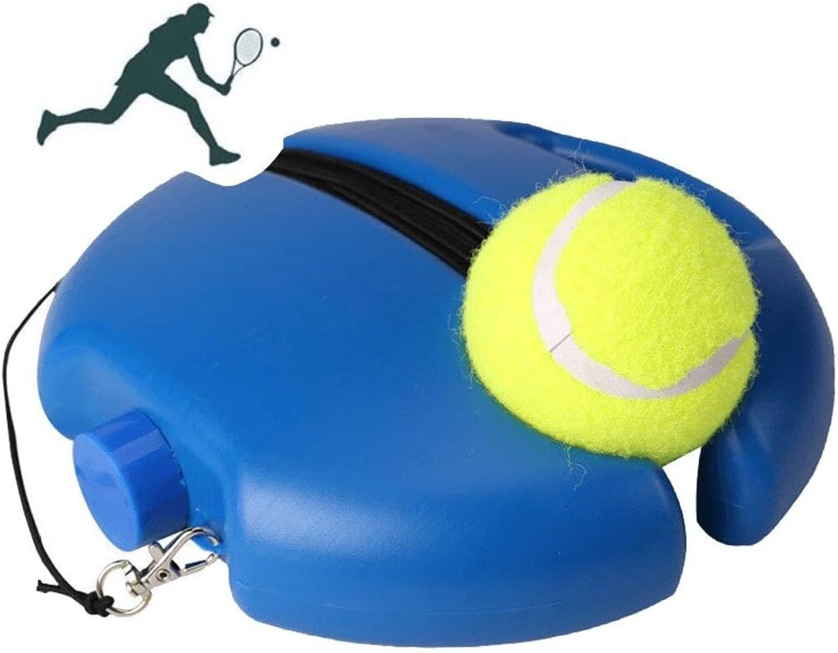 Tennistrainer Set - Oefenuitrusting Tennis - Vaardigheden Verbeteren - Zelfstudie Basis - 21 cm Breed - Afgebeeld
