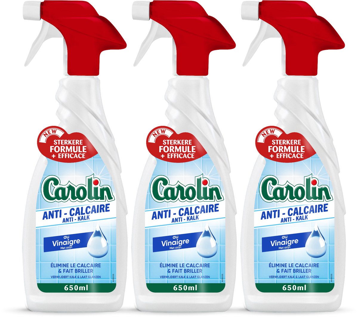 Carolin Spray Anti-Kalk 3x650ml